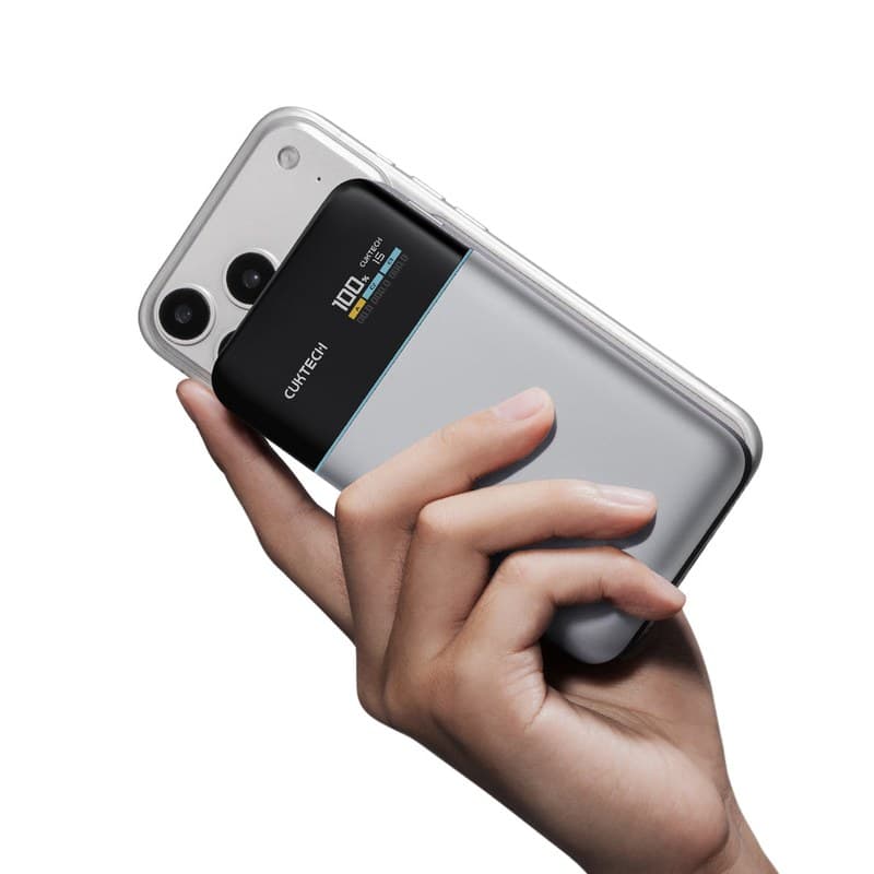 CUKTECH 15 Air 15000mAh GaN Power Bank with TFT Display thumbnail 2