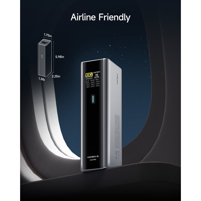 CUKTECH 15 Power Bank 20000mAh 165W Laptop Charger thumbnail 8
