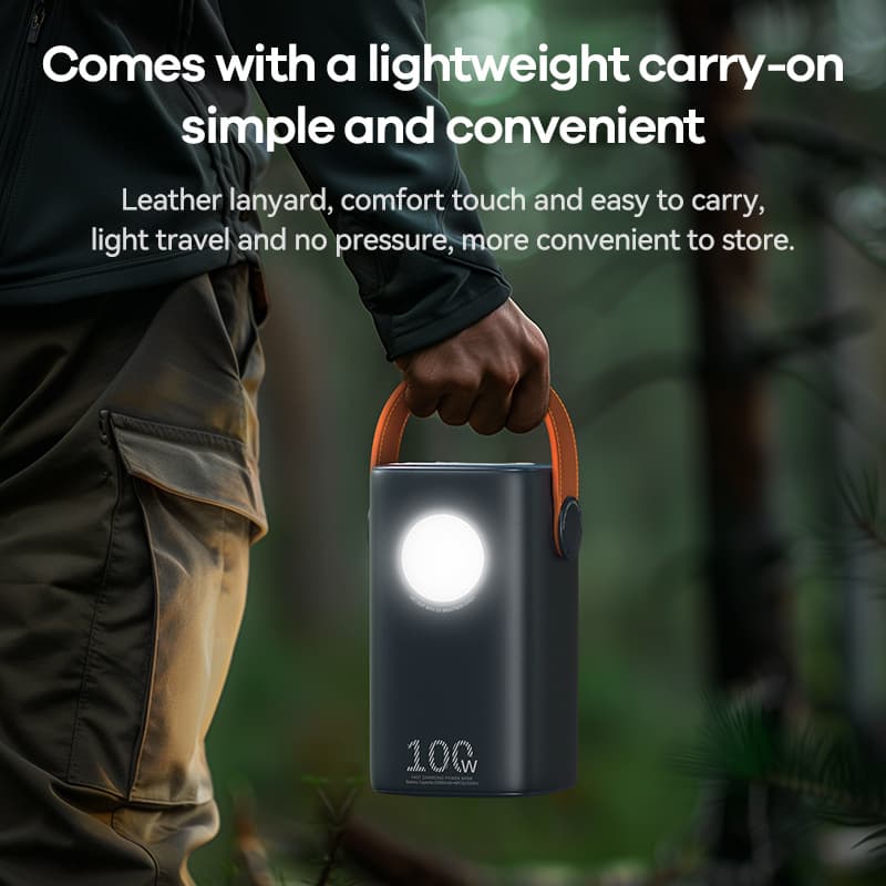 Remax 100W 60000mAh PD+QC Power Bank with LED Light thumbnail 4