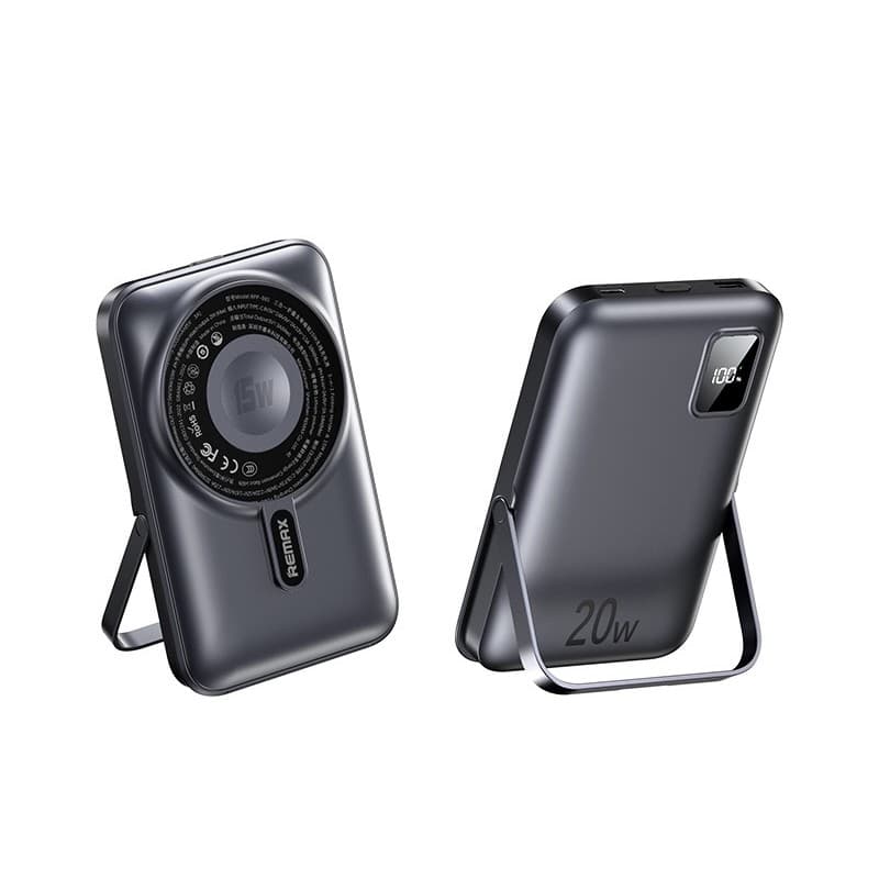 Remax 15W 10000mAh Magnetic Wireless Power Bank with Stand