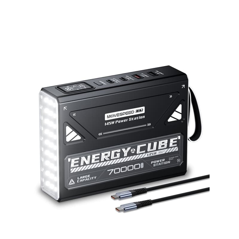 MoveSpeed 145W 70000mAh Power Station for Laptops & Outdoor